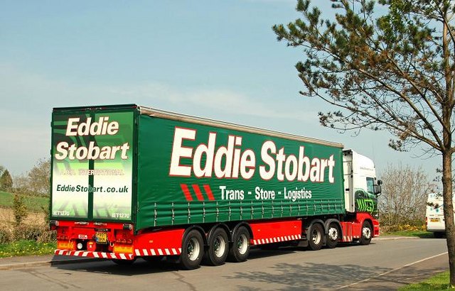 Eddie Stobart lorry near Banbury