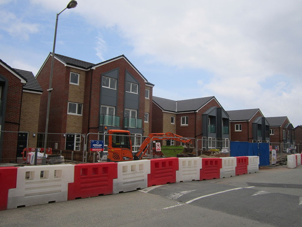 some brand new identikit housing