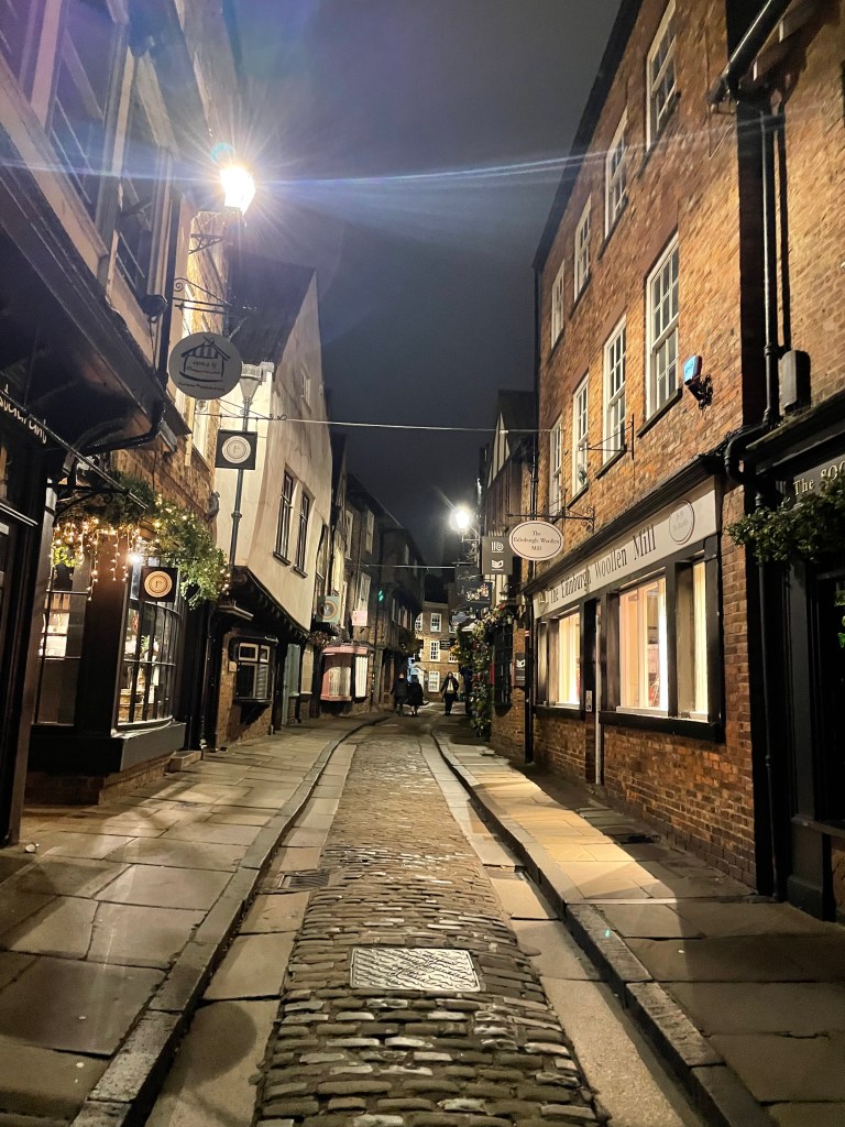 Old York Street at night